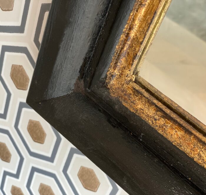 detailing from the mirror and frame in period semi in Hale